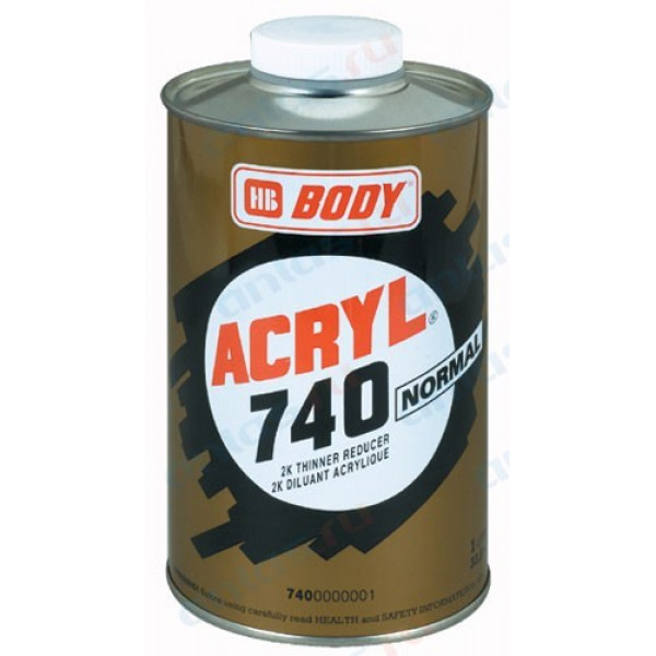 BODY Растворитель 740 ACRYL (норм.), 0,5 л., шт.